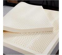 Natural Latex Mattress Twin Size 130x190cm - 7.5cm Thick Memory Foam with Breathable Bamboo Cover Cooling Comfort Eco-Friendly Design for Restful Sleep