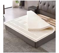 Natural Latex Mattresses Massage Single Double Hotel Mattress Family King Queen Twin Full Size - 2Inch - Organic Cover Included,55x87x2in