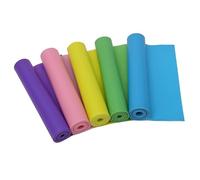 Natural latex yoga elastic band 150cm extended stretch band 12 pounds resistance fitness pull band multi-color optional strength training dance stretch band(Pink)