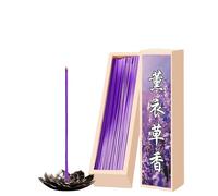 Natural Lavender Incense Sticks - 400 Count Long-Lasting Fragrance for Home, Office, Yoga, Meditation, Aromatherapy, Temple, Gift - Natural Handmade Incense (Lotus Incense Holder Not Included)