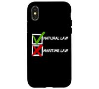 Natural Law Over Maritime Law Checkmark Case for iPhone X/XS