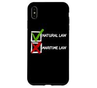 Natural Law Over Maritime Law Checkmark Case for iPhone XS Max