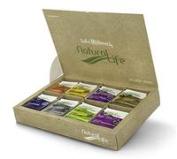 Natural Life 100% Herbal Tea Gift Set,120 Tea Bags Herbal Infusions Tea Selection (8 Wild Herb Flavours), Taster Gift Pack Collection