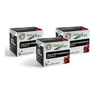 Natural Life Pack of 3 Wild Rose Herbal Tea Infusion, Dried Rose Petals, Natural Edible Herbs Only, Compostable Teabags & Recyclable Envelopes, 20 Per Box (Pack of 3, 60 Total)