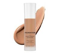 Natural Lightweight Foundation Makeup, Long Lasting Concealer Base, 30ml Hydrating Cream with Coverage, Mature Skin Blend with Moisture, Stylish Beauty Design Style, Cosmetic for Spring Autumn Winter