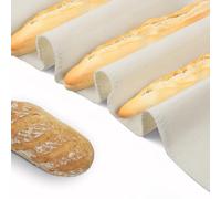 Natural Linen Bakers Couche for Bread Dough Professional Bakers Couche Extra Large 66 x 90 CM Heavy Duty Pastry Proofing Cloth for Bread Dough Baking French Baguettes Shaping Tool