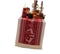 Natural Linen Cotton Blend Tablecloth With Decorative Fringed Trim Breathable Fabric For Large Dining Table Cotton Linen Tablecloth
