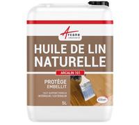 Natural Linseed Oil for Wood Exterior and Interior 5 Litres ARCANE INDUSTRIES