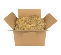 Natural Litter Straw 20 kg | Pressed Wheat Straw Bale | Absorbent, Heat Insulating Litter Tray Ideal for Rabbits, Rodents, Horses, Chickens and Small Animals