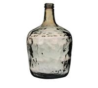 "Natural Living" Lady Jean Vase 10L Amber Recycle Glass Diameter 24.5 cm x Height 40 cm