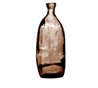 "Natural Living" Lea Vase 13.6L Amber Recycled Glass Diameter 25 cm x Height 51 cm