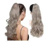 Natural Long Body Wave Drawstring Ponytail for Women Natural Wavy Hairpiece Horse Tail Synthetic Perfect Looking(M12-613)