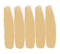 Natural Loofah 5Pcs 8-11" Biodegradable Sponge Absorbent & Easy Foaming Luffa Sponges Soft Shower Exfoliating Body Scrubber for Kitchen, BathroomLoofah