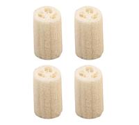 Natural Loofah Body Cleaning Brush 4pcs Yellow for Bathing