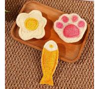 Natural Loofah Cat Dental Toy (3pcs)