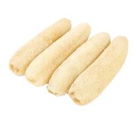 Natural Loofah for Shower, 4PCS Soft Body Loofah, 11.8-15.4 inch Reusable Body Scrubbers for Men & Women Shower