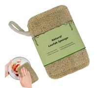 Natural Loofah - Organic Dish Sponges | Loofah Scouring Pad | Environmentally Friendly Cleaning Tool for Pots, Pans, Cookware, Cookware, Stove, Sink, Bathroom, Household