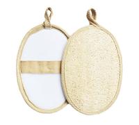 Natural Loofah Sponge 2-Pack Exfoliating Body Scrubber for Shower & Bath Eco-Friendly Luffa Back Scrubber Pad for Women & Men