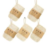 Natural Loofah Sponge 5 Pcs Oil-Proof 100 Material Long-Lasting Multi-Use for Dishwashing Cleaning Body Skin Care Easy to Biodegradable Tool