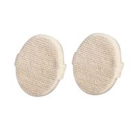 Natural Loofah Sponge Bath Exfoliating Body Scrubber (2 Pack), Shower Body Exfoliator Scrubbing Pads, Double-Sided Shower Sponge for Men and Women, Bath Sponge for Adults (B)