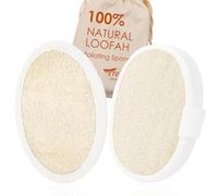 Natural Loofah Sponge Exfoliating Body Scrub Organic Biodegradable Eco Friendly for All Skin Types Men and Women (Pack of 2)