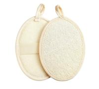 Natural Loofah Sponge Exfoliating Body Scrubber (2 Pack),Made with Eco-Friendly and Biodegradable Shower Luffa, Loofah for Women,Shower Menand Men,Exfoliating
