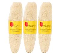 Natural Loofah Sponge Exfoliating Body Scrubber (3 Pack),Made with Eco-Friendly and Biodegradable Shower Luffa Sponge, Loofah for Women and Men