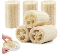 Natural Loofah Sponge, Natural Dishwashing Sponges Cleaning Sponges, Multi Pack Bath Loofah Back Scrubber for Shower Scrubbing/Kitchen Cleaning