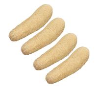 Natural Loofah Sponge Shape 4 Compartments for Bath Towels Environmental Cleaning and Crafts Exfoliating Made of Unbleached Organic Fibres 12 Inch Length Multi-Purpose Mattresses Made of Natural