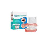 Natural Look Cosmetic Denture Kit for Missing Teeth - Comfortable, Easy-to-Use Smile Enhancer, Daily Wear Teeth Gap Filler