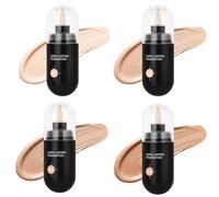 Natural Look Foundation, Hydrating Makeup Base, Oil Control Concealer, Long-Lasting Smooth-Finish, Hydrating Lightweight Formula, 30ml For Girls, Sport, Dancing, Daily, Events, Parties, Travel
