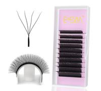 Natural Look Magnetic Eyelashes 2 Pairs Reusable Double Sided Magnetic Lashes With Applicator and Mirror,No Glue Needed Strip Lashes,Black(Manga Look 5-11mm)