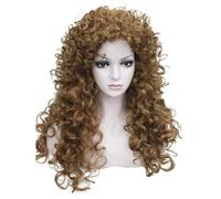 Natural-Looking Curly Synthetic Hairpiece Lightweight & Heatproof For African Women's Versatile Styling Needs African Curly Wigs