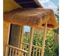 Natural-Looking Synthetic Thatch Roofing for Outdoor Gardens & Patios | Durable Weather-Resistant Easy Installation | Perfect for Tiki Bars & Landscaping Decor
