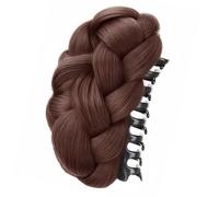 Natural Looking Twisted Braided Bun Hairpiece For Women With Voluminous Styles And Claw Clip For Formal Event Updo Hair Accessory
