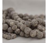 Natural Lotus Seed Bodhi Nut Beads White Brown Speckled Stars and Moon - 108 Beads - Mala Prayers Beads - 5mm, 7mm, 9mm, 11mm - 9mm