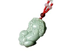 Natural Lucky Jade PiXiu Pendant Couple Necklace