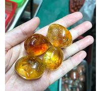 Natural Magic Polished Citrine Tumbled Stones Crystals Bulk Quartz Gemstone Gem Raw Aquarium Decoration Gift PEIQIYIN Stone Mineral Specimen (Color : One Size, Size : 200-300g)