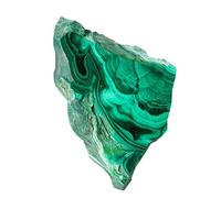 Natural Malachite Polished - Natural Crystal Stone Raw Malachite Slices | Home Garden Art Decor Jewelry Crafting Malachite for Fish Tanks, Flower Pots