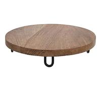Natural Mango Wood Block Disc 30 cm Large Tree Disc Centre Piece Stand