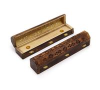 Natural Mango Wood Smoke Box For Incense & Burners - India