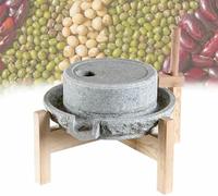 Natural Manual Granite Paste Mill - Hand Crank Kitchen Grinder for Fresh Flour & Cereal, Ideal for Healthy Home Cooking