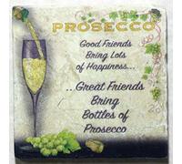 Natural Marble Coaster - Prosecco