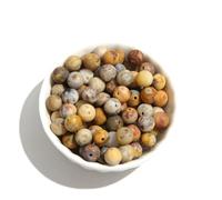 Natural Matte Stone Beads 10mm Crazy Agate Round Gemstone Spacer Charm Energy Healing DIY for Bracelet Necklace Earrings Jewelry Making