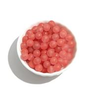 Natural Matte Stone Beads 6mm Watermelon Red Round Gemstone Spacer Charm Energy Healing DIY for Bracelet Necklace Earrings Jewelry Making