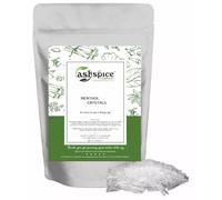 Natural Menthol Crystals Aromatherapy Congestion Blocked Nose Relief Cold Flu by Ash Spice Comp® (200g)