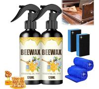 Natural Micro-Molecularized Beeswax Spray, Furniture Polish, Beeswax Spray for Wood, Multi-Surface Polish and Cleaner for Wood & Furniture (2)