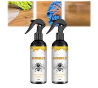 Natural Micro-Molecularized Beeswax Spray120ML, Beeswax Spray Polish for Wood & Furniture, Protective Conditioning Formula, Non-Toxic & Eco-Friendly For Floors and Furniture (2)
