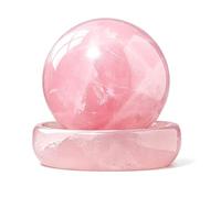 Natural Mineral Origin Stone Round Bowl Set Rose Quartz White Home Decor Desktop Craft 4-6cm Random Texture