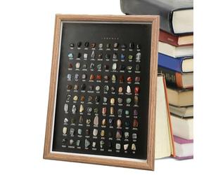 Natural Mineral Rock Set, 100-Piece Science Kit, Educational Specimens For Classroom And Home Study Assorted Samples With Colorful Variety, Rock Collection Display, Adults Collectors Office